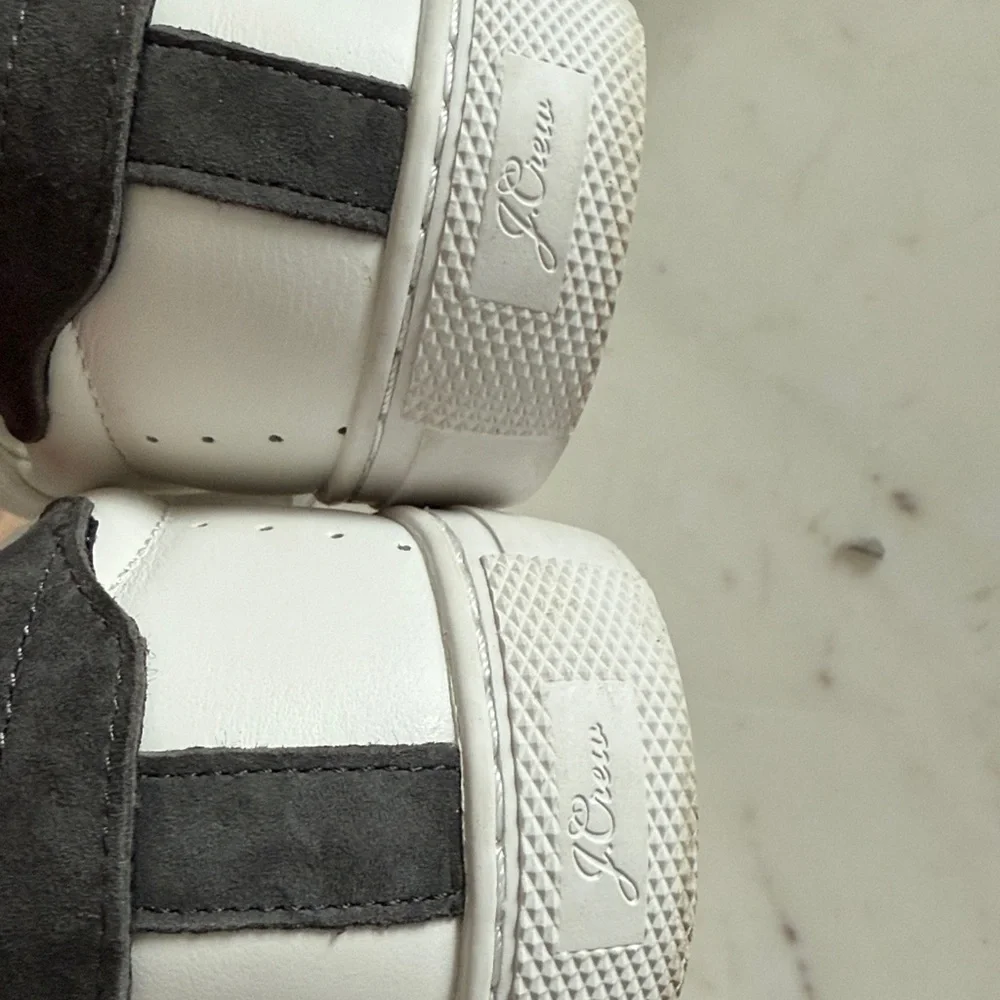 J crew Saturday Sneakers With Dark Suede Detail Size 8